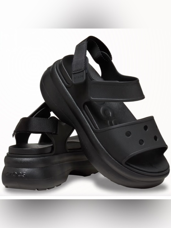 CROCS Shoes - Crocs Soho Y-Strap Sandal Black Platform Sport Sandals